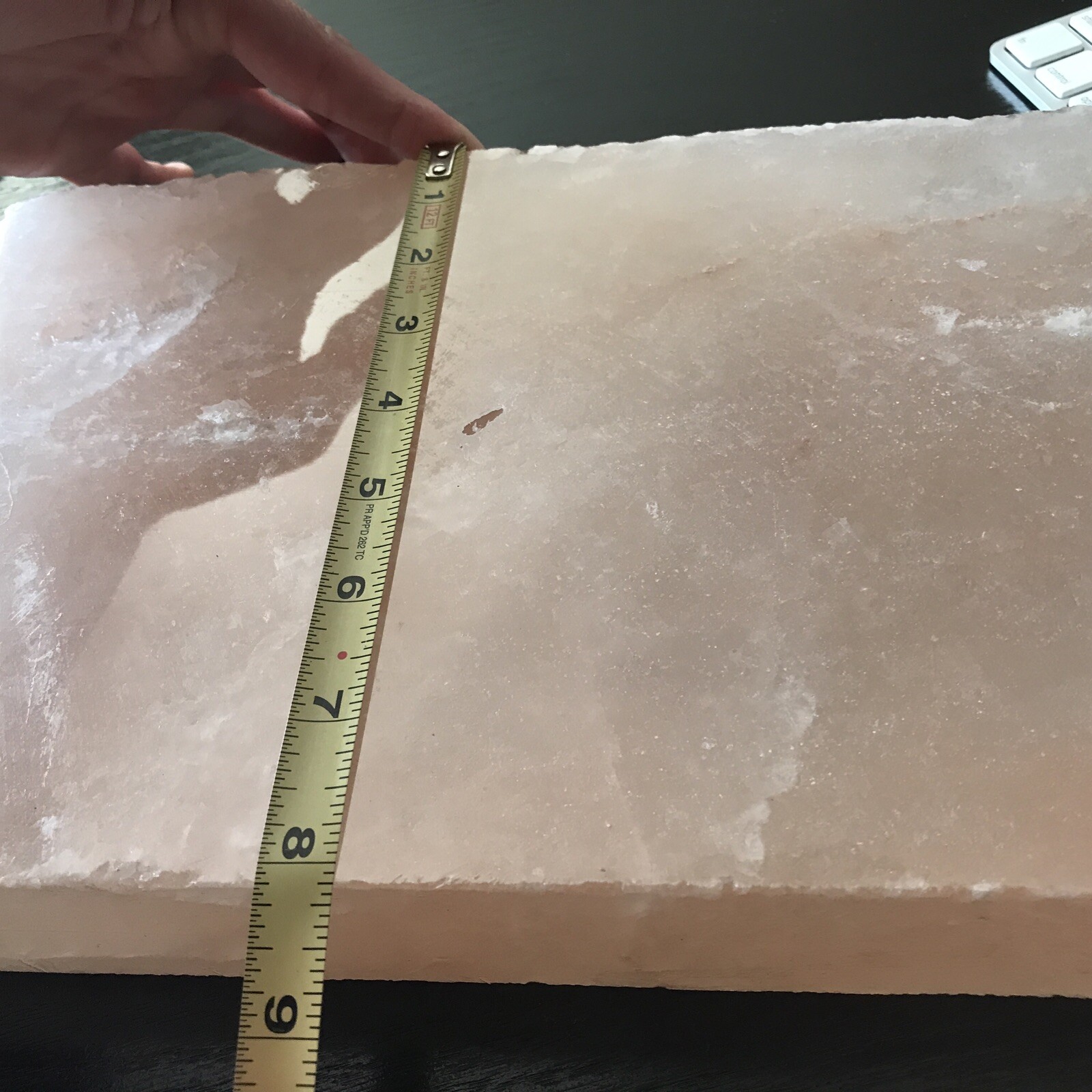 14 Pounds 9oz Natural Pink Rose Quartz Crystal Point Healing With Handled Tray