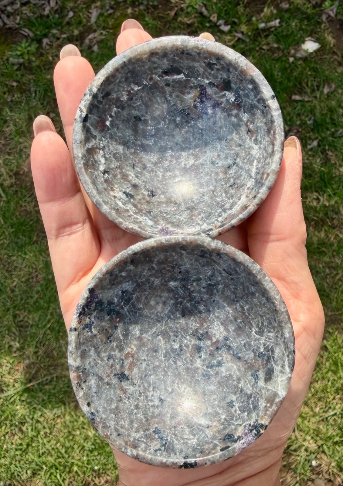 Wholesale 7 Pcs Natural Yooperlite Emberlite Bowls Crystal Healing Energy