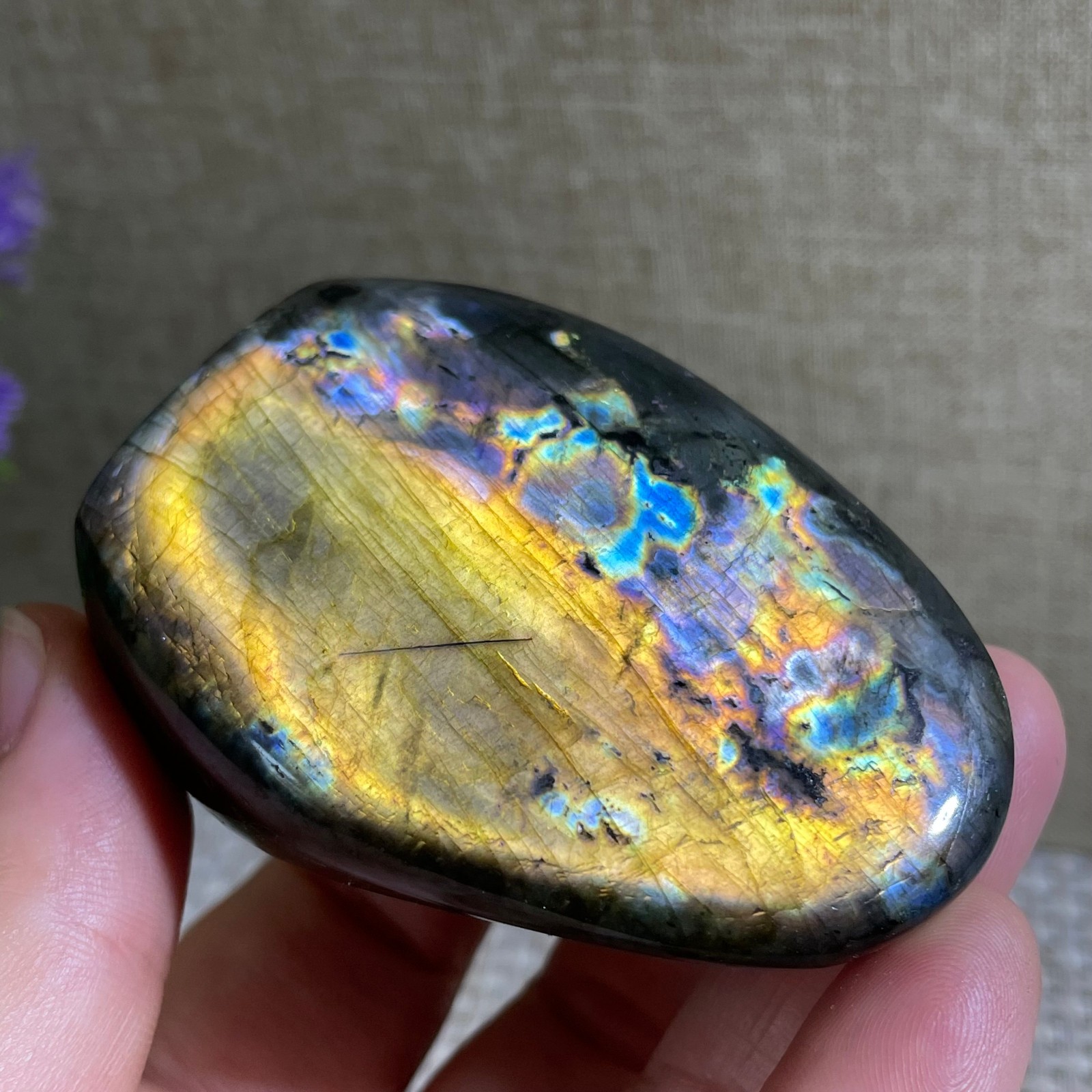 Natural Labradorite Crystal gemstone rough original Specimen 151g