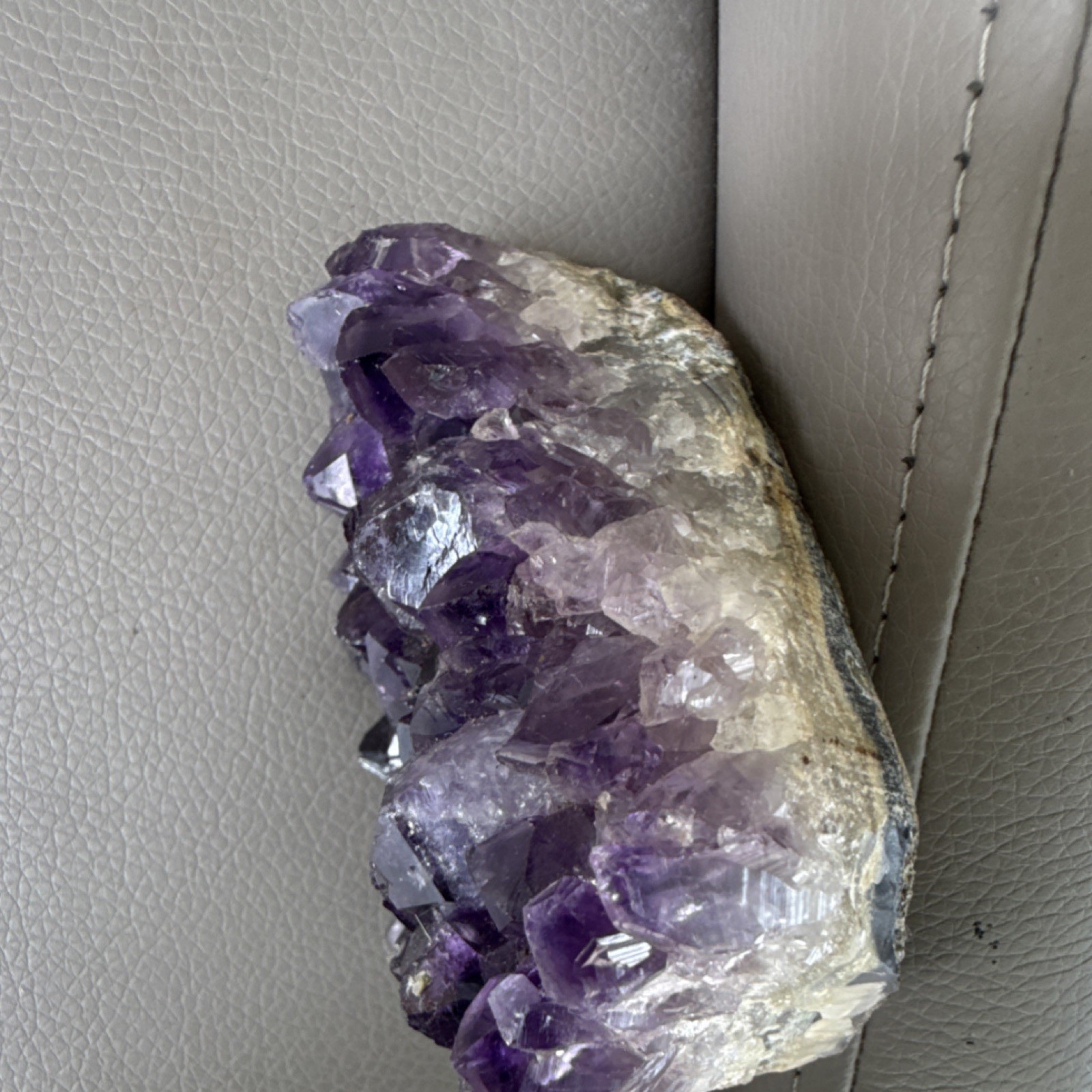 Natural Amethyst Crystal Cluster, Purple, Approx. 3 Inches