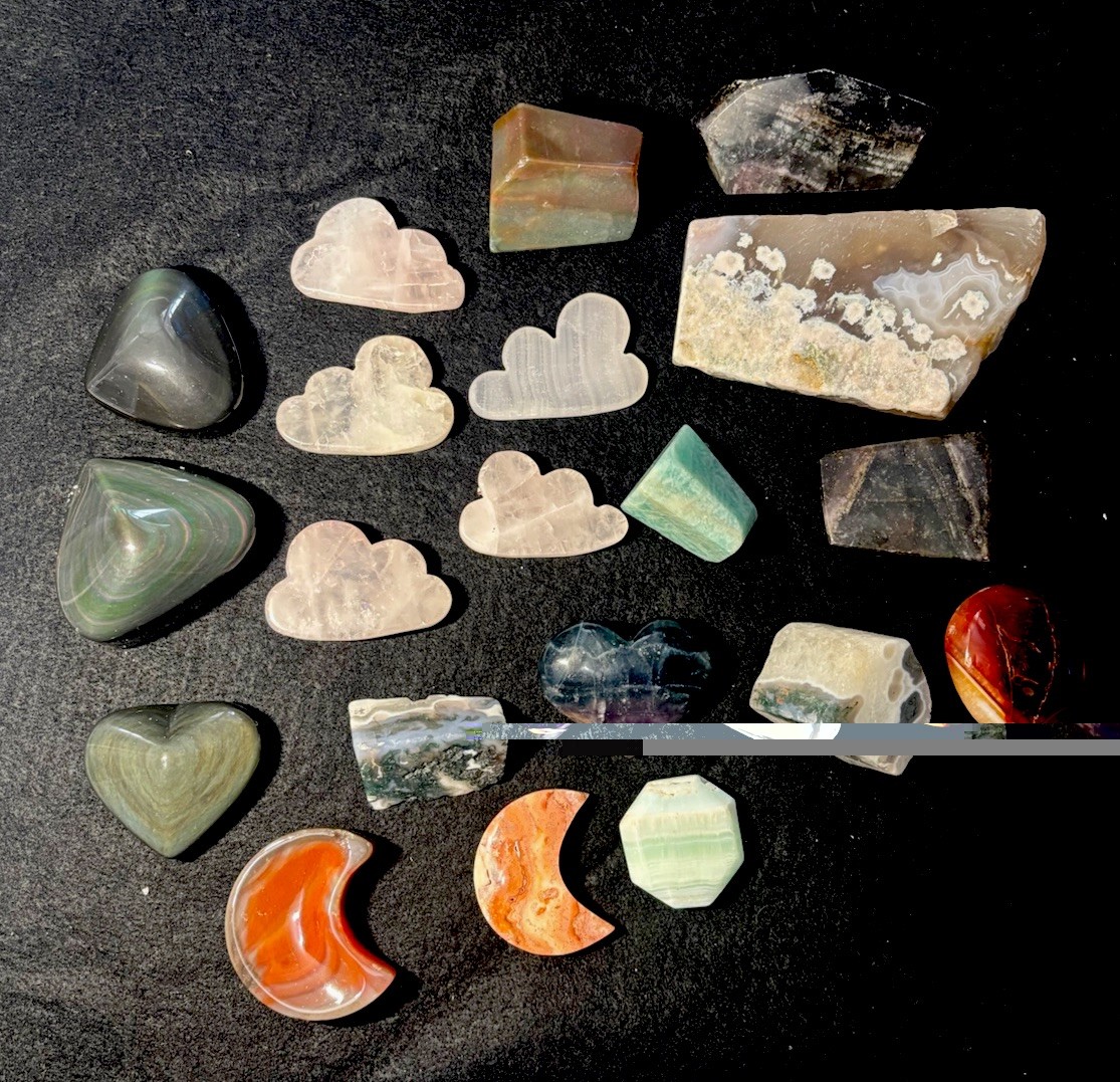 Mixed Crystal Lot (20 Pcs) Great For Beginner Collection