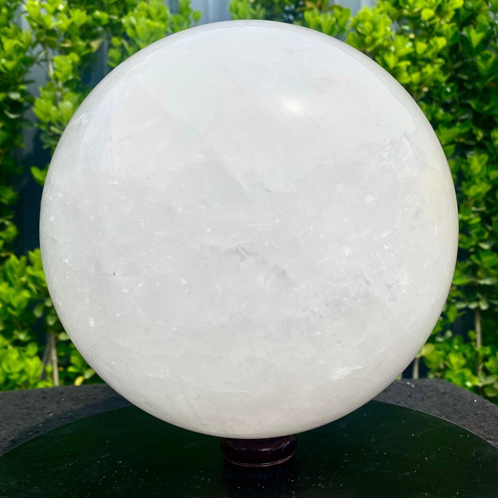 21.82LB white crystal quartz crystal ball Reiki repair
