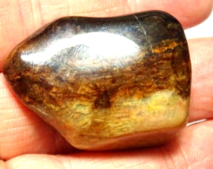 VERY RARE LARGE BUSTAMITE TUMBLESTONE – Heart, Angels 3.6 x 2.7 cm 24.18 gms #23