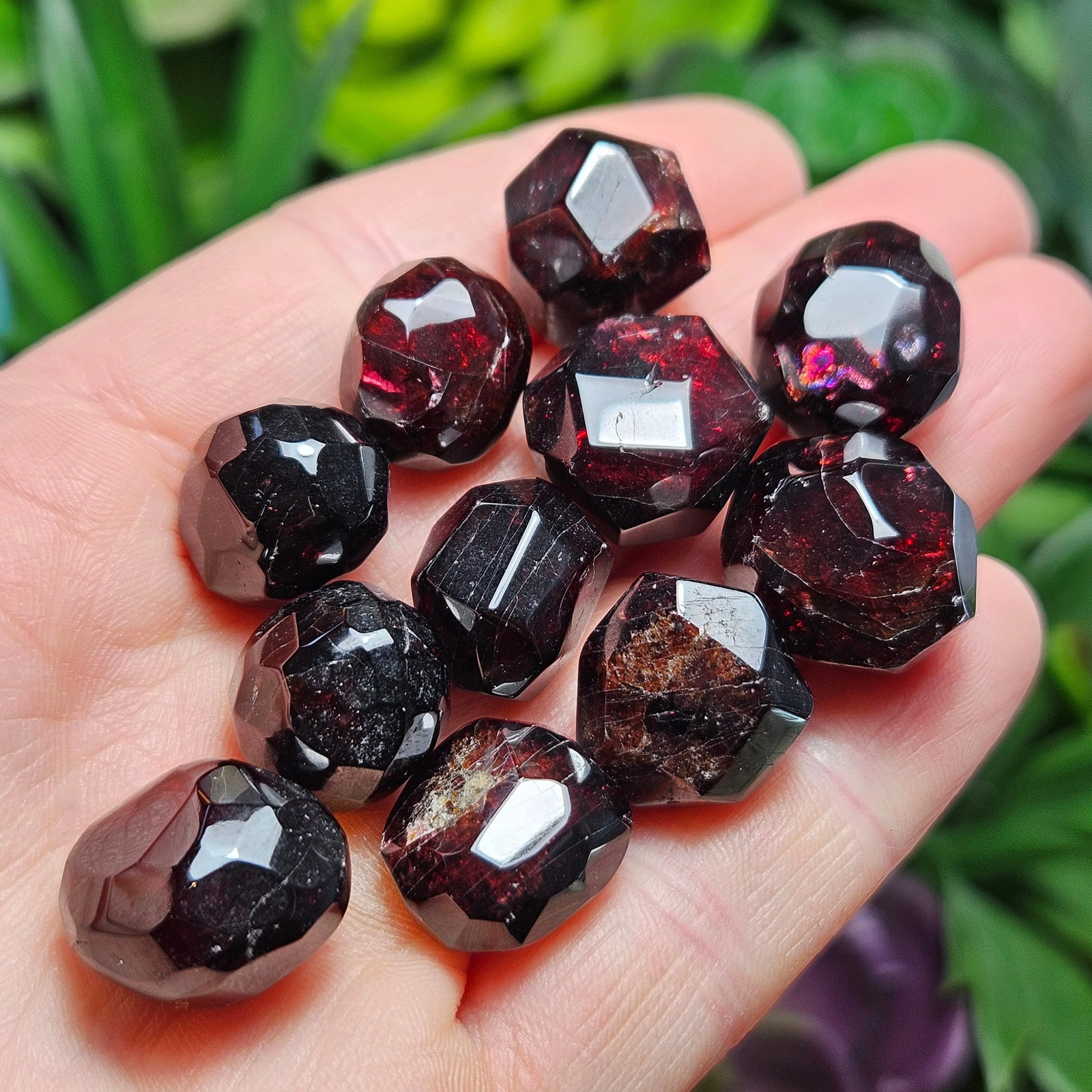 Red Garnet Crystal
