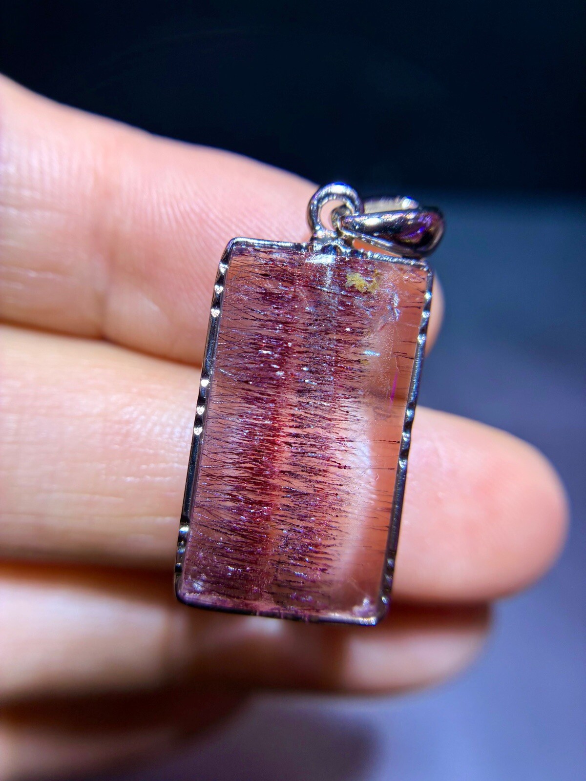 Natural Purple Crystal Purple Super Seven Casual Brand Pendant for men and women