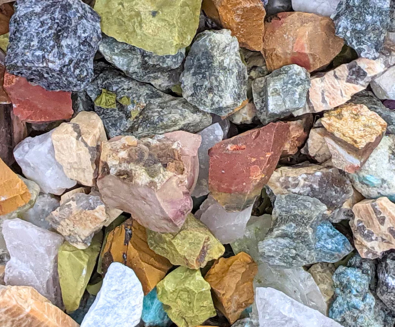 Clearance Lot Mixed Crystals – Rough Rocks for Tumbling-Bulk Wholesale Options