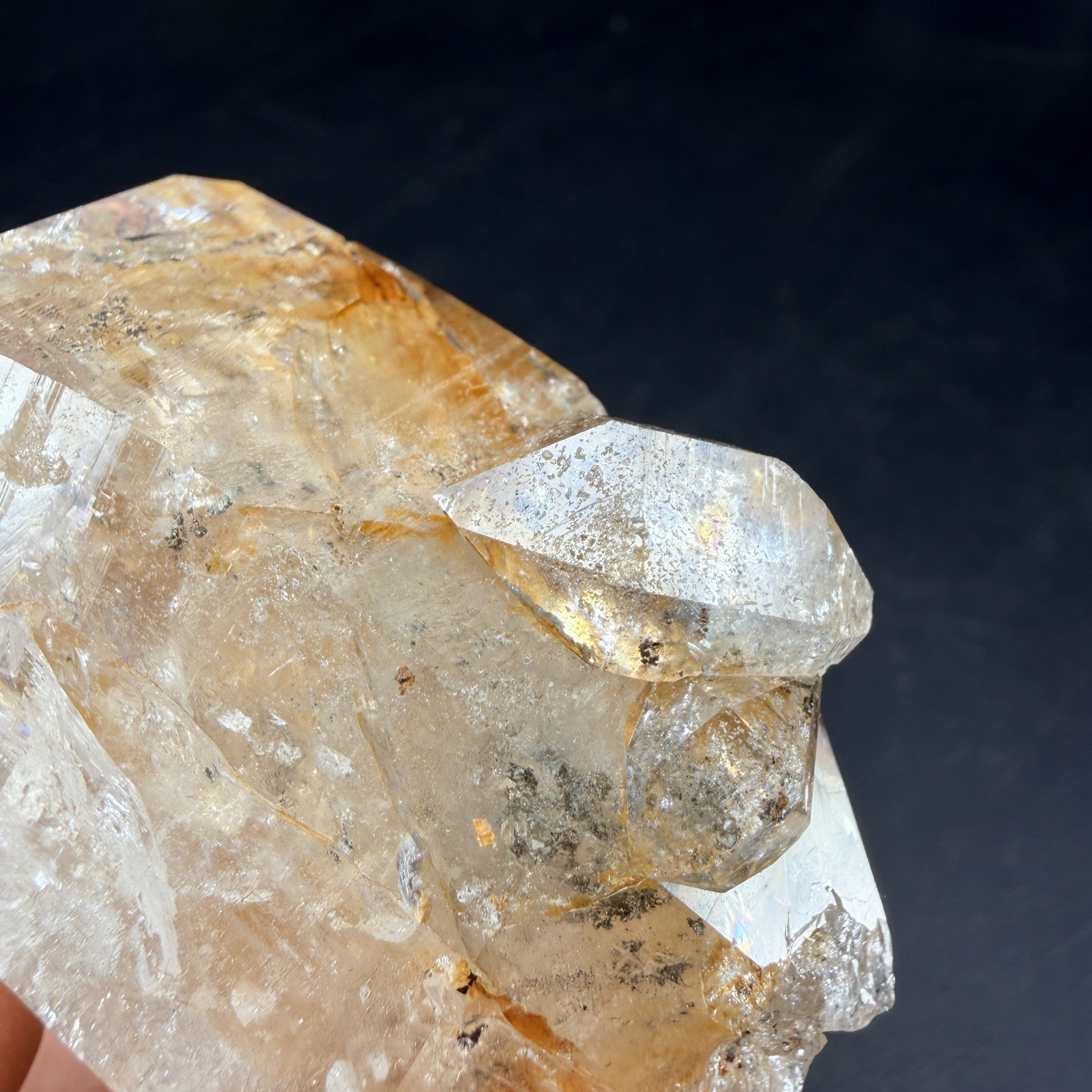 Large Herkimer Diamond Quartz Crystal Point / New York *VIDEO*
