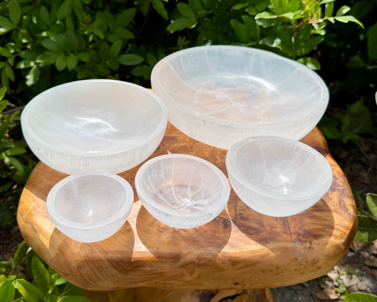 Polished Selenite Charging Bowl: 2″, 3″, 4″ or 6″ Crystal Cleaning & Cleansing