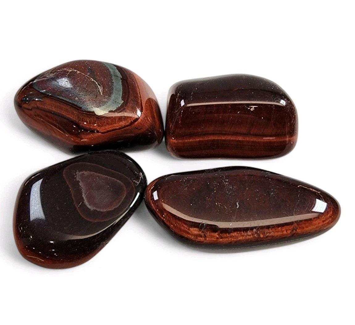 Red Tigers Eye Polished Stones Africa 88.2 grams