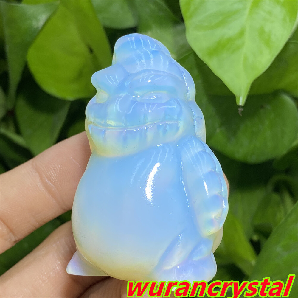 Top Opalite Oogie Boogie Skull Crystal Carved point Christma Halloween gift 1pc