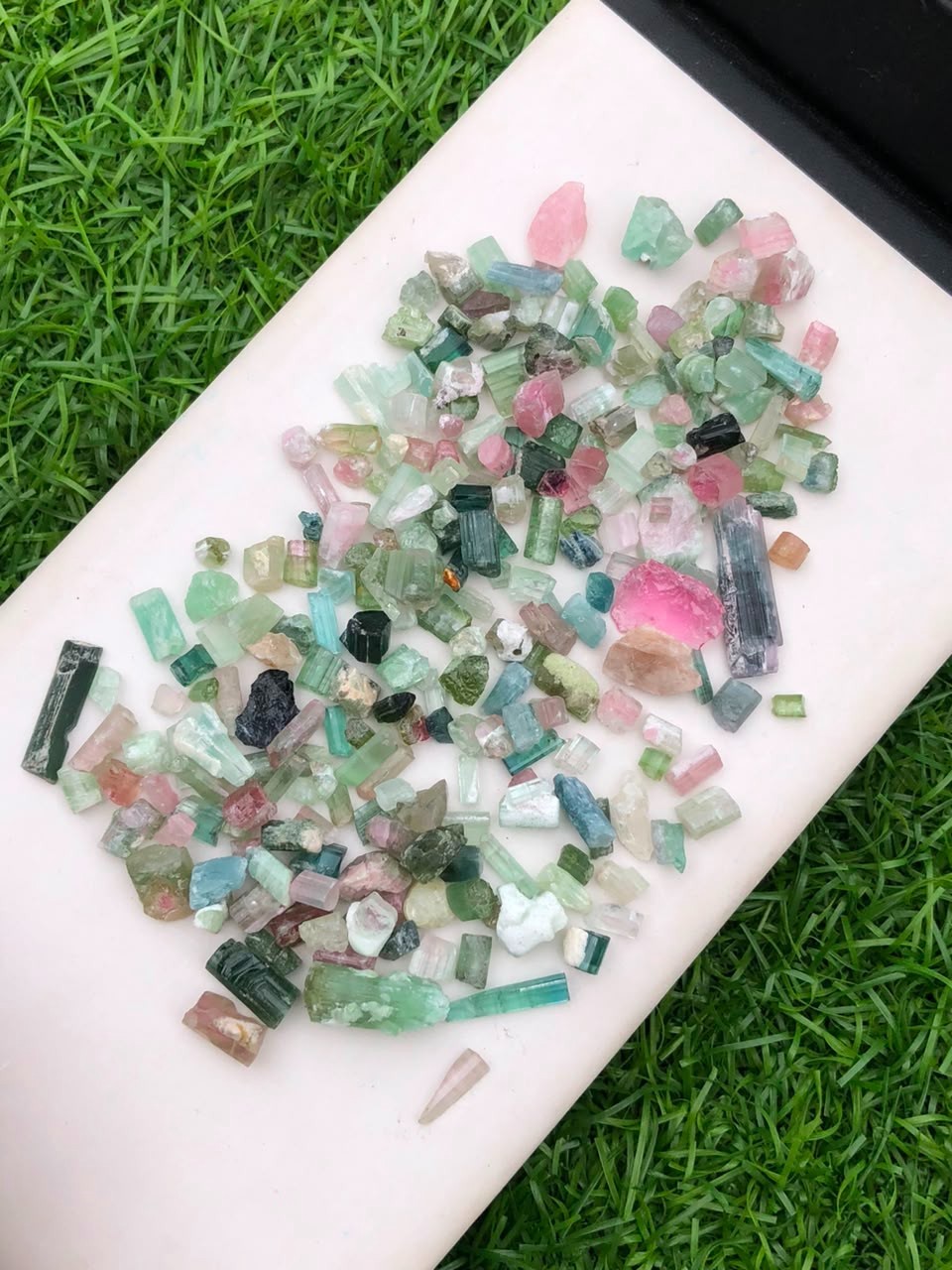 240 carat amazing Natural mix color tourmaline rough lot from Afganistan