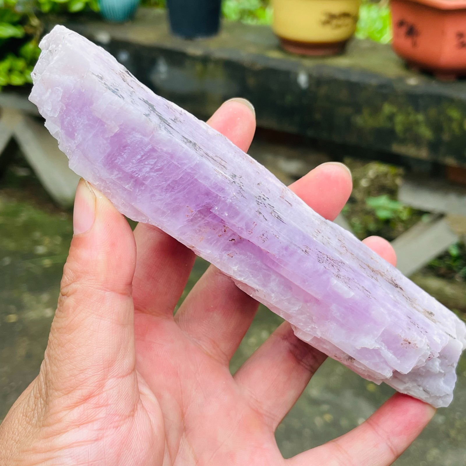 290g Natural Kunzite Mineral Rough Specimen Healing