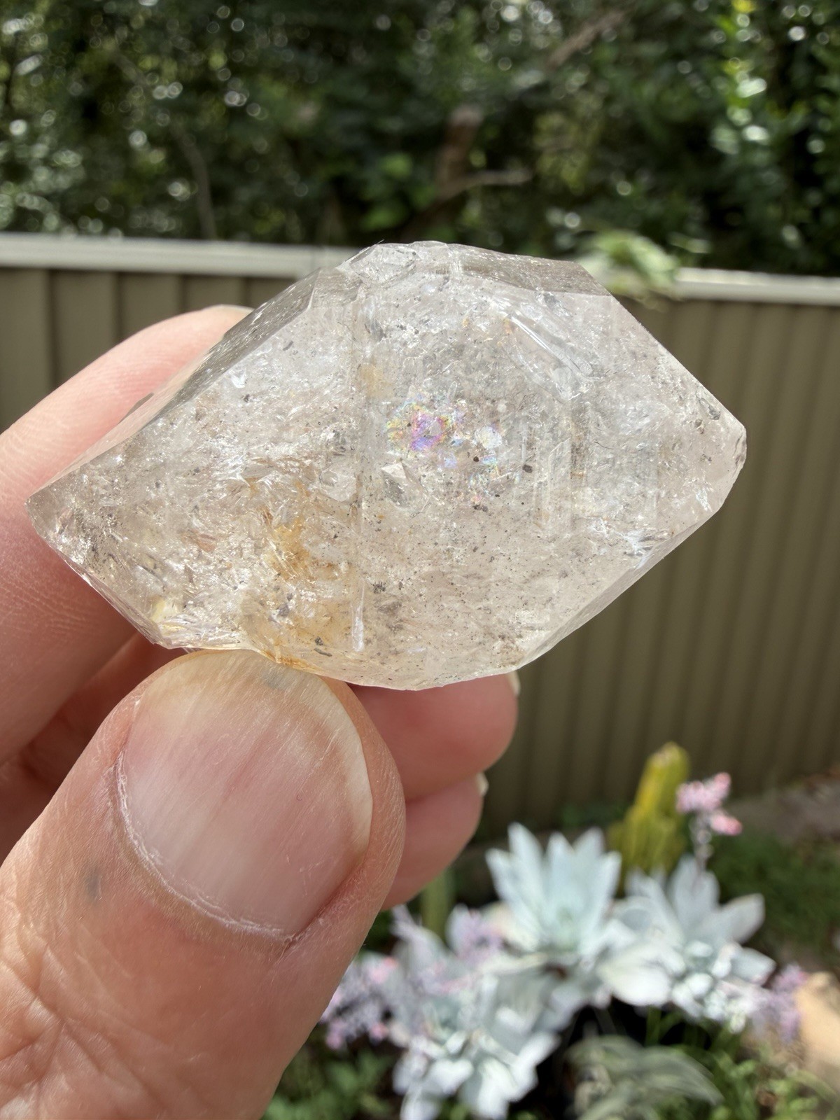 Fenster Quartz Double Terminated Mt ida Arkansas United States 4.8x3x2.6cm Nice