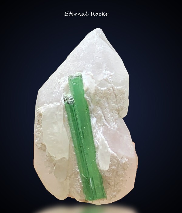 Terminated Tourmaline Cluster Inside Quardz From Afghanistan ~ 24.7 Ct