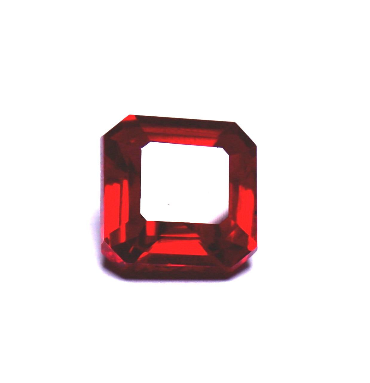 BURMA Pigeon Blood Red Ruby Certified Loose Gemstone Radiant Cut 10.25 CT