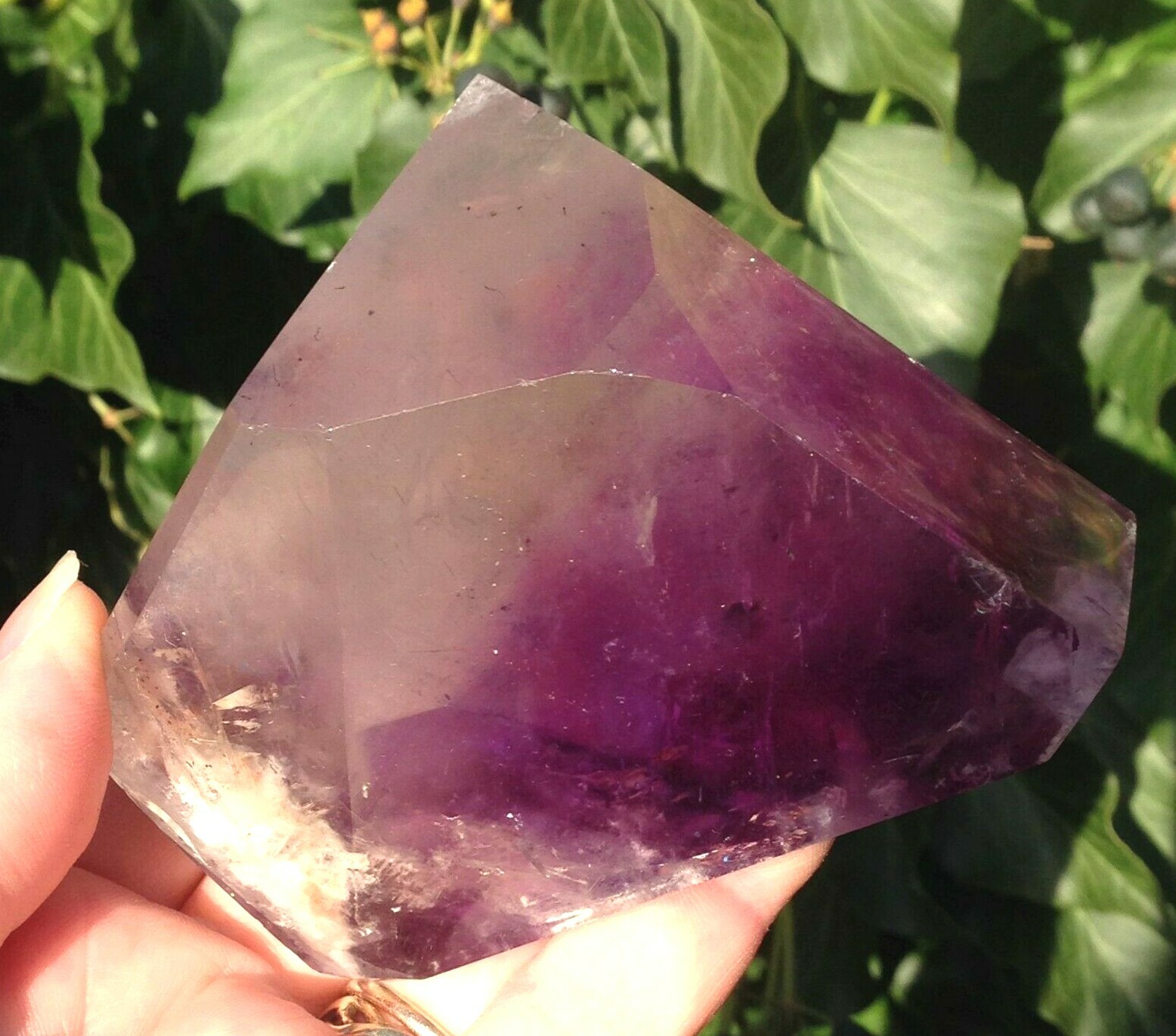 Amethyst Crystal Freeform Insight Focus Clairvoyance Wisdom 360g 9x7x4.6cm