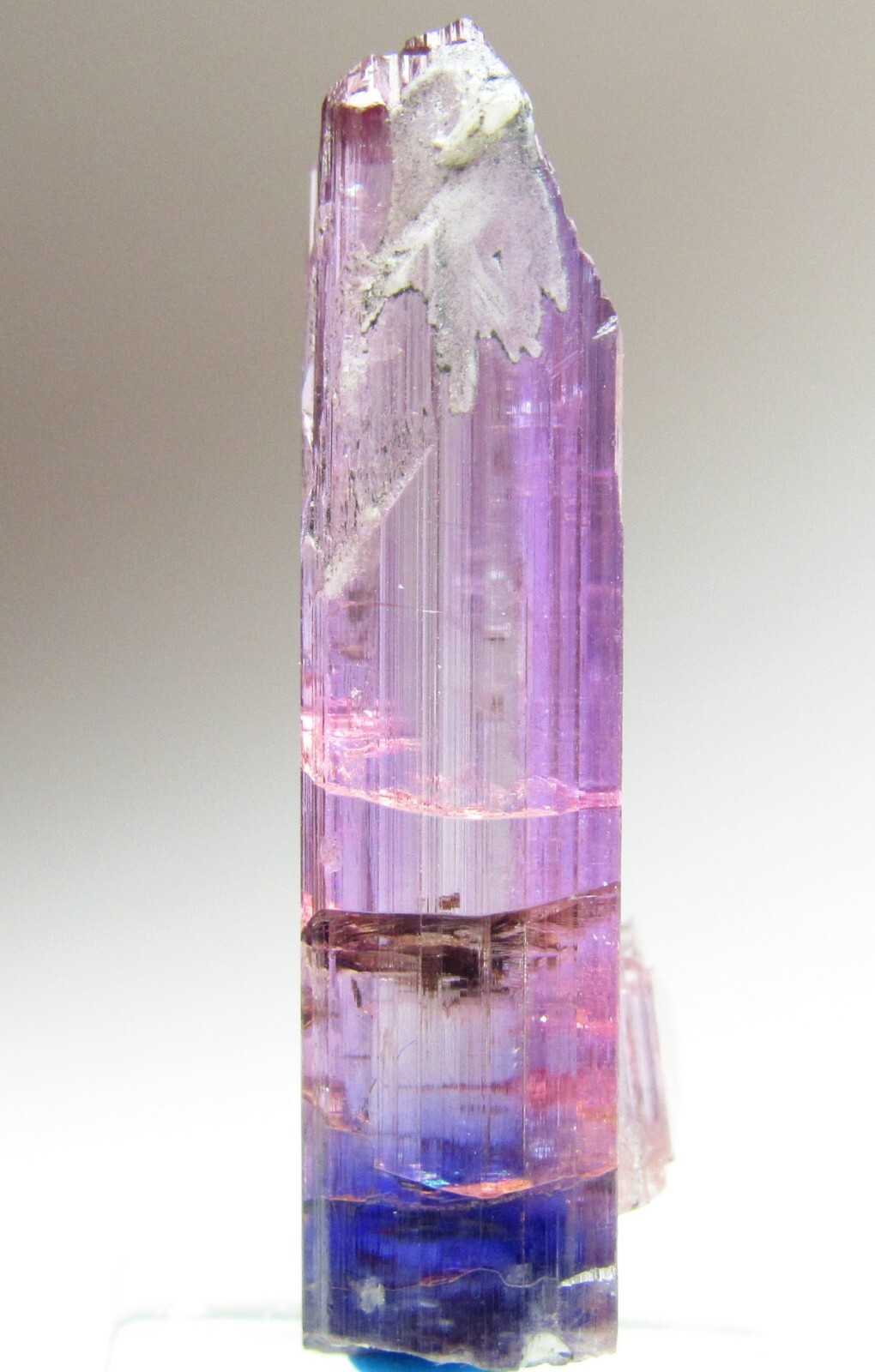 EXTRAORDINARY ELONGATED UNIQUE FINE GEM PINK TANZANITE CRYSTAL!!! TANZANIA