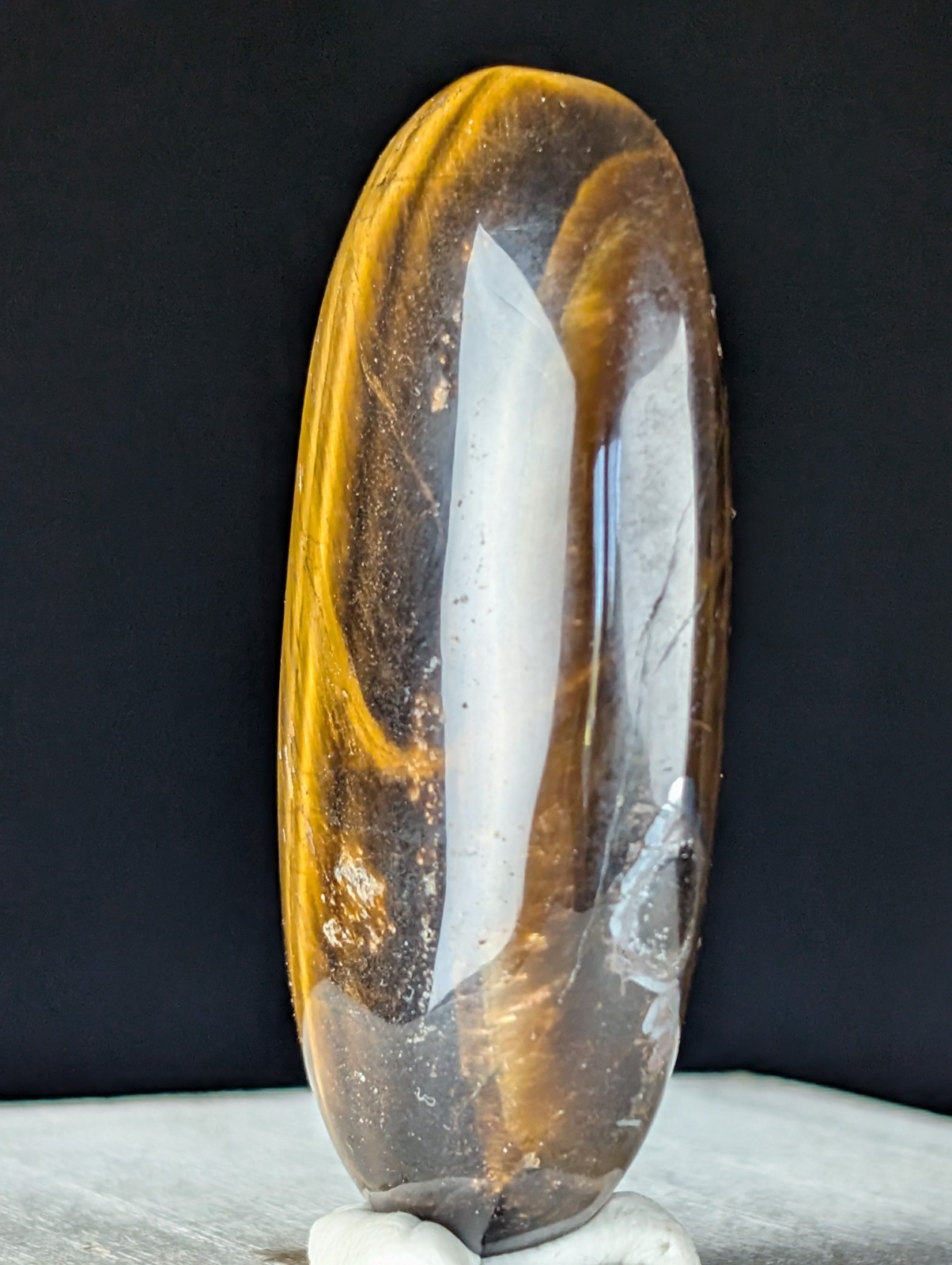 Tiger Eye Palm Stone Crystal Palmstone Worry Fidget Gemstone Tigerseye Chakra