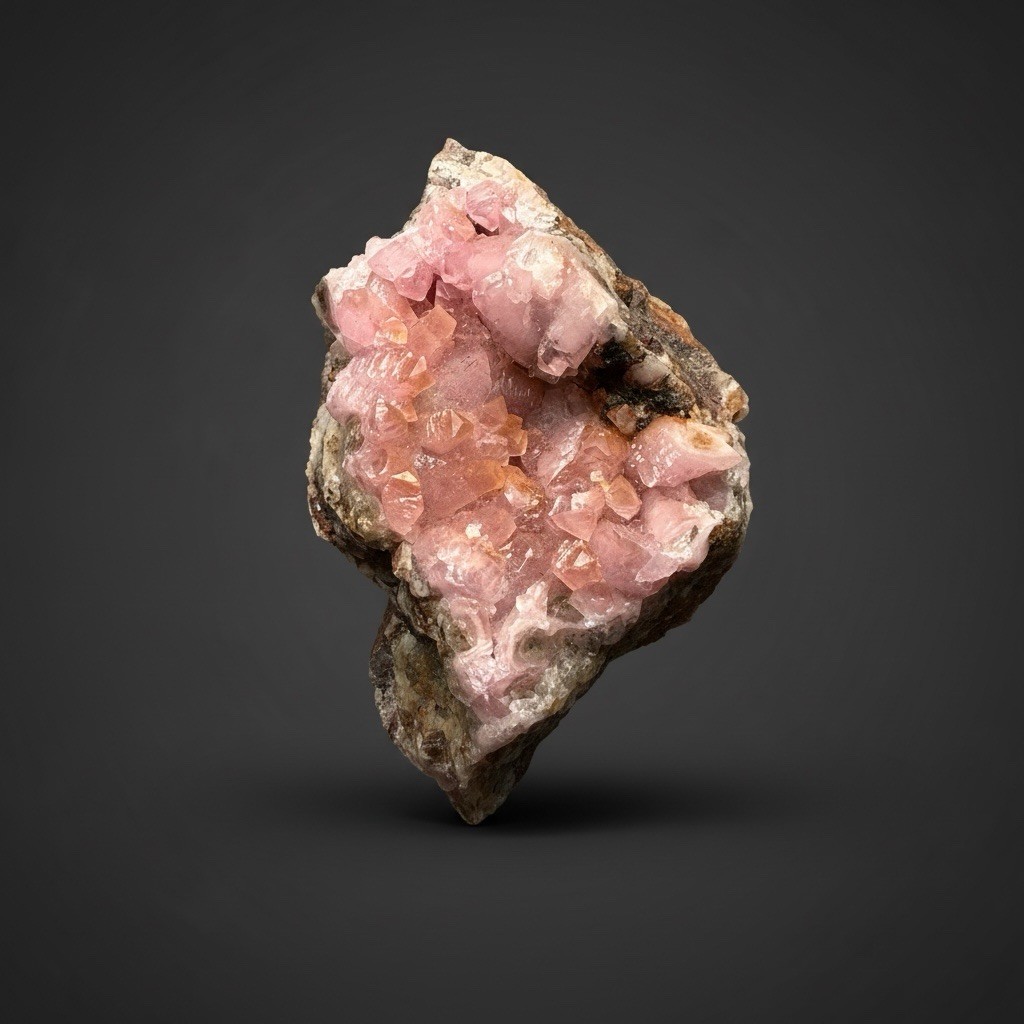 High Grade Pink Cobaltian Calcite Mineral Specimen | Bou Azzer, Morocco