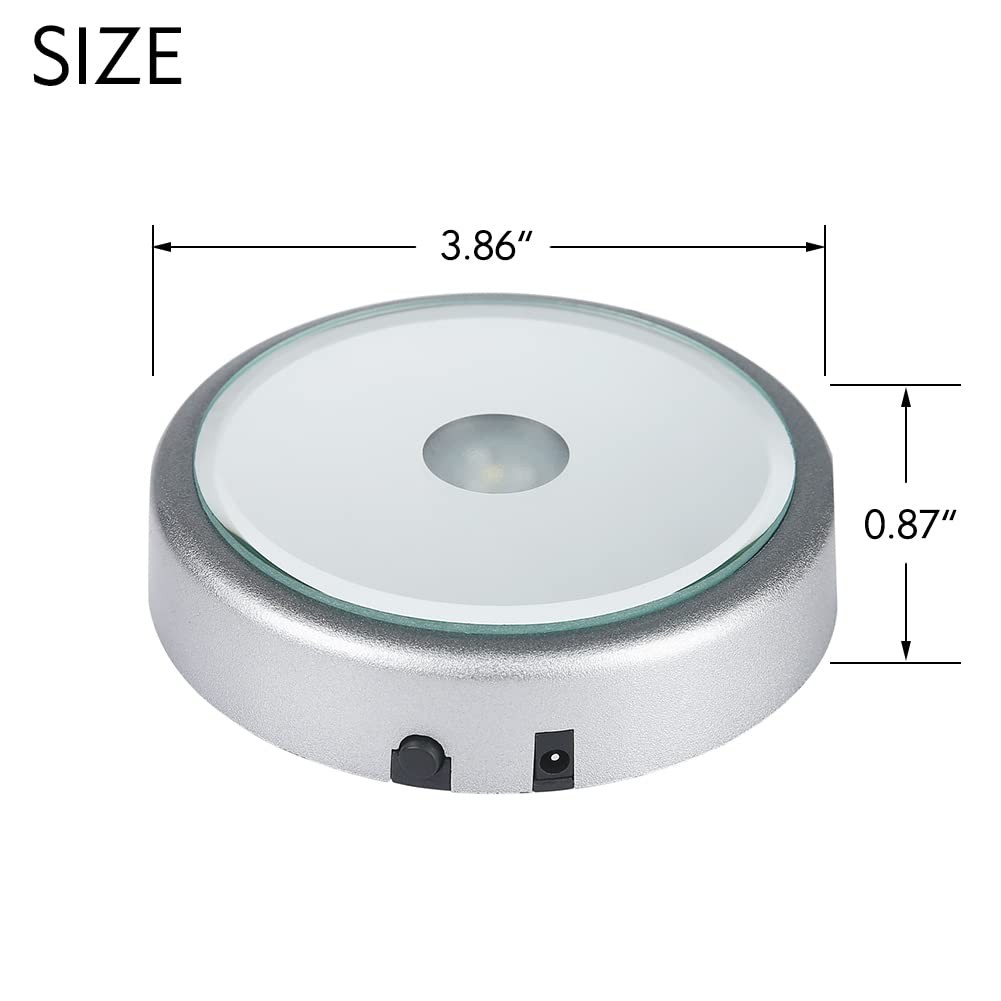 Display Multicolor Light Base for 3D Crystal Art – Lighted Up Stand Color Cha…