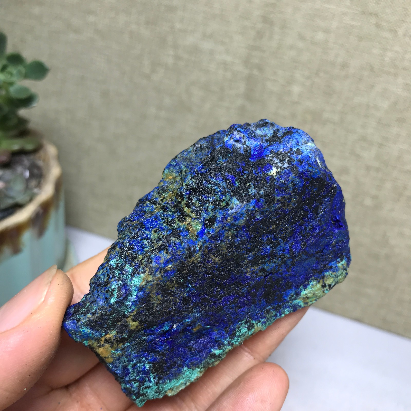 99g Natural Azurite Malachite gemstone Rough original Crystal Specimen A5177