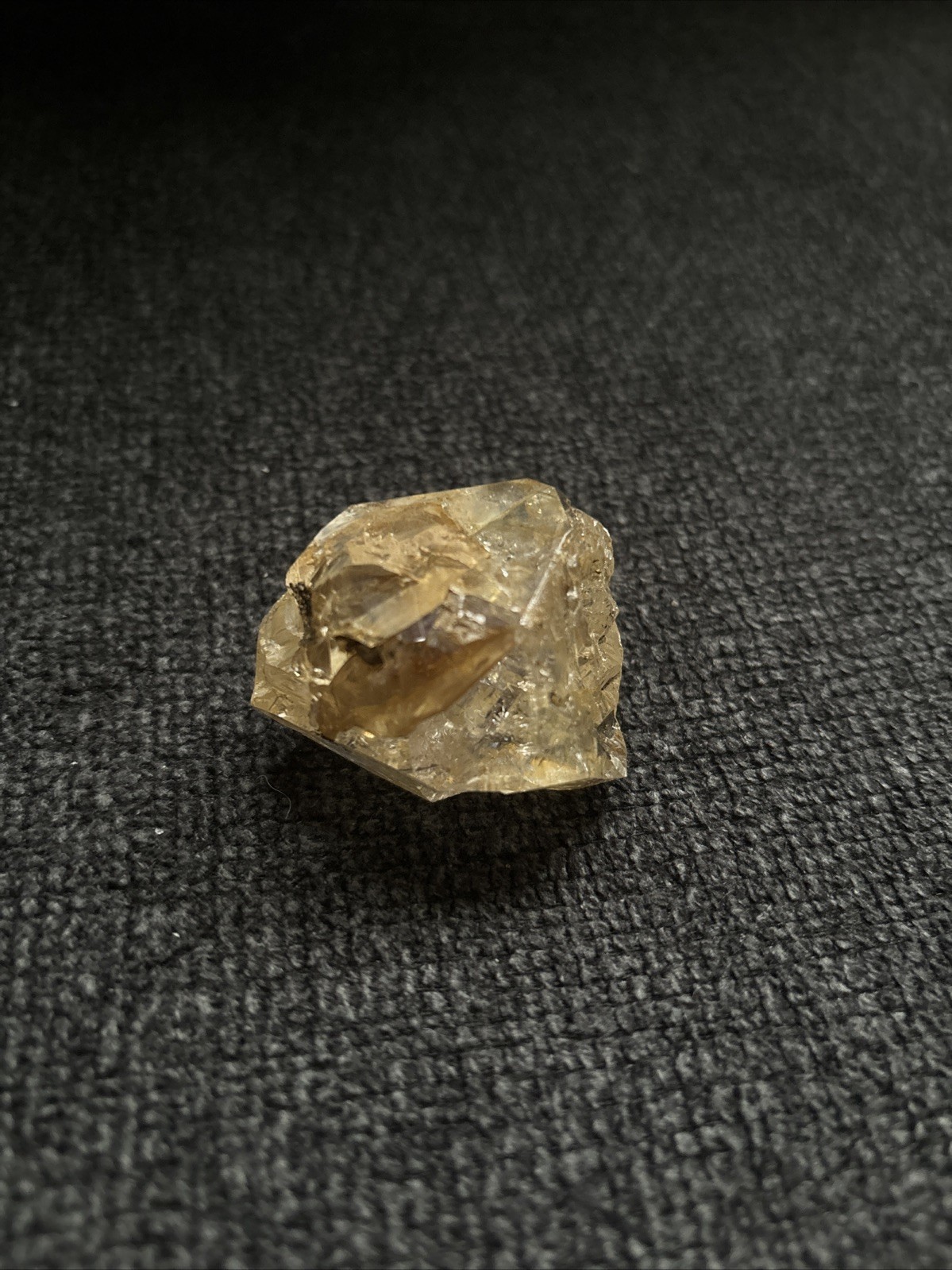 Herkimer Diamond Quartz Crystal “Golden Healer” 1.75in x 1.5in, 2oz