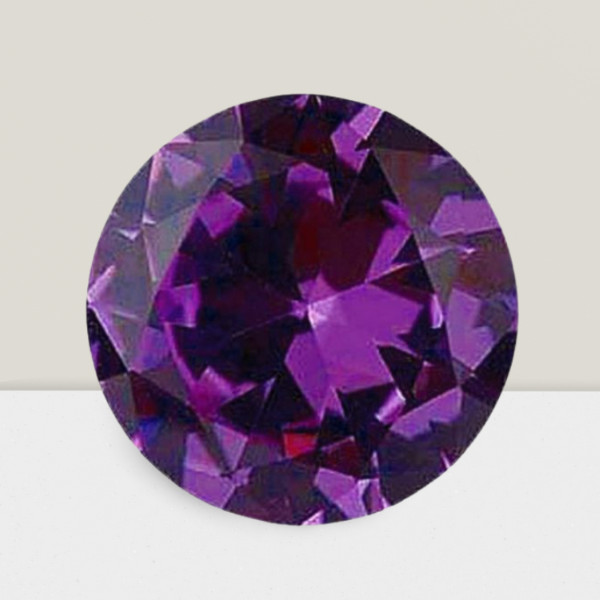 Alexandrite Round Cut Gemstone 0.61 Cts – 6 mm AAA+ Loose Gem