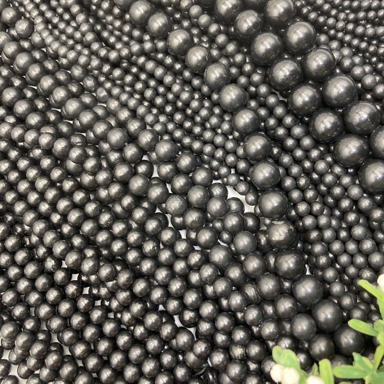 Shungite black retro fashion DIY bead jewelry accessories bead 10-12mm