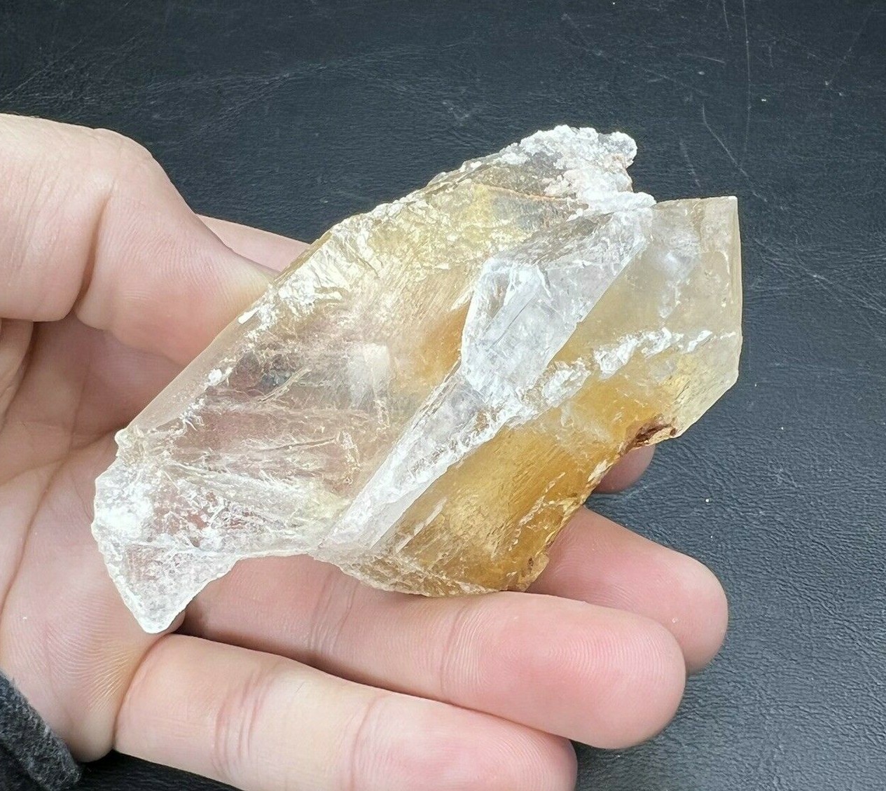 Golden Phantom Selenite cluster aka: Gypsum | Utah