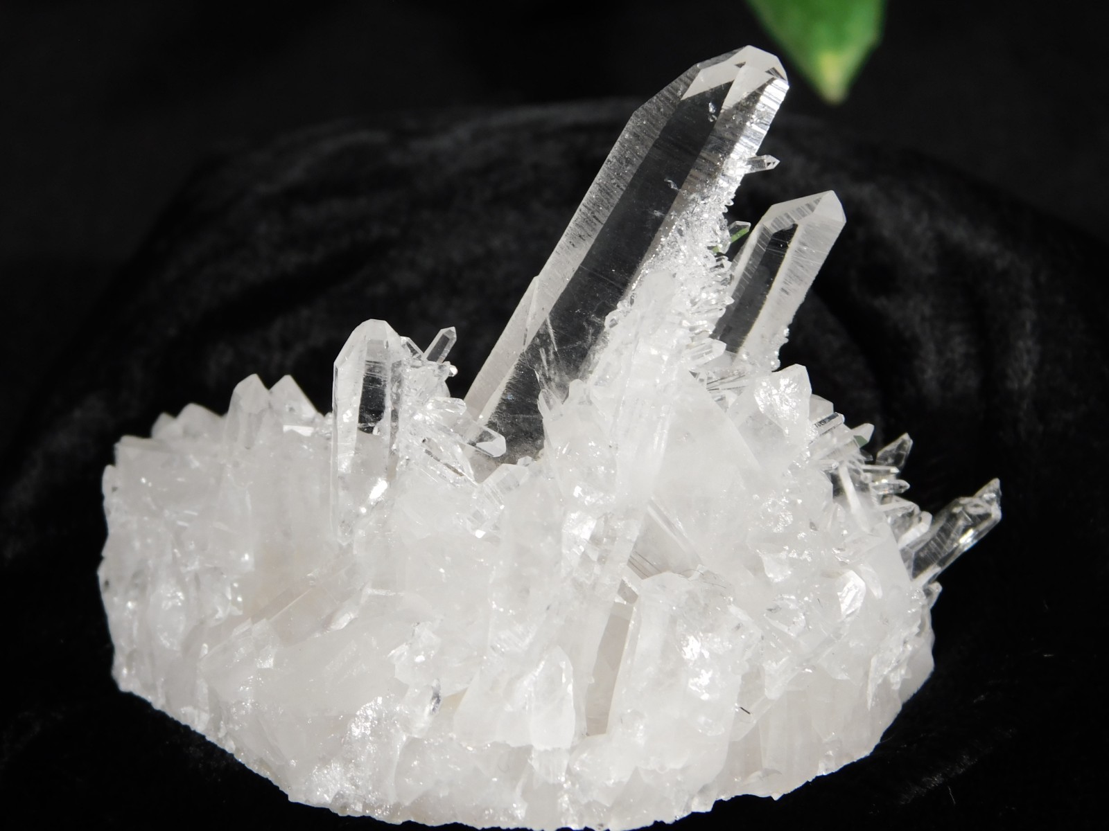 SUPER! TRANSLUCENT Quartz Crystal Cluster Collier Creek ARKANSAS 75.2gr