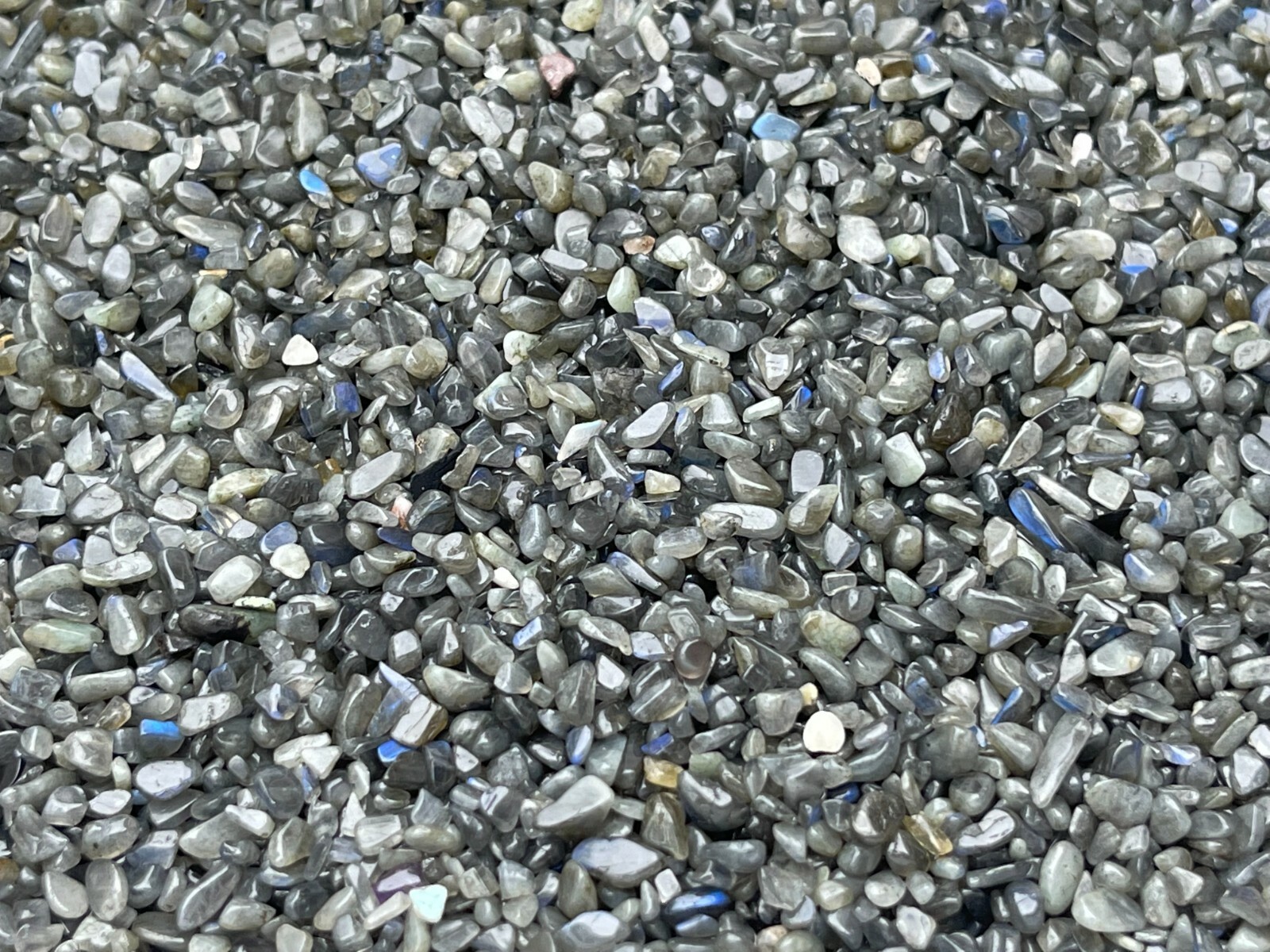 Grade A++ Labradorite Black Semi Tumbled Gemstone Mini Chip 3-10mm,Wholesale Lot
