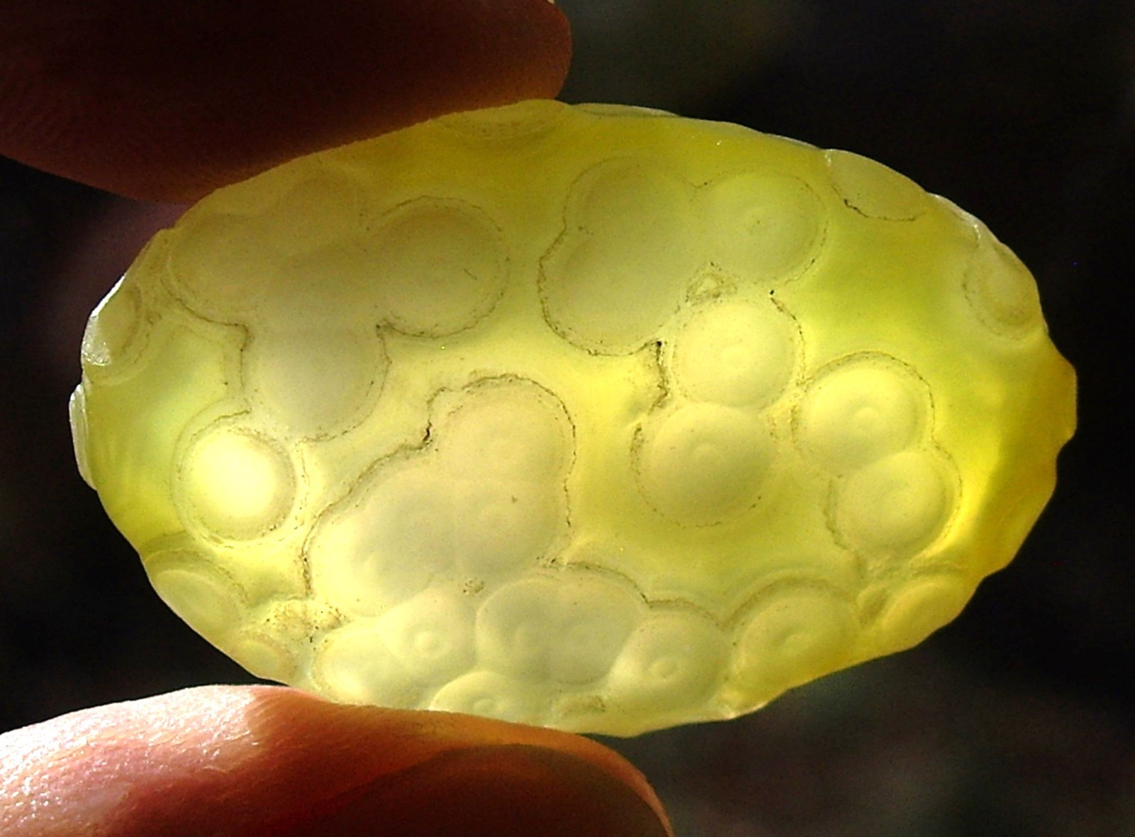 Natural Translucent Yellow Gobi Desert Agate “Gobi Stone” 10.5g