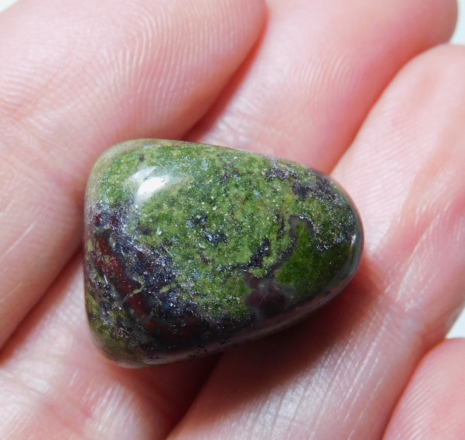 High Grade Dragon Blood Jasper Tumbled Stone for Jewelry Making