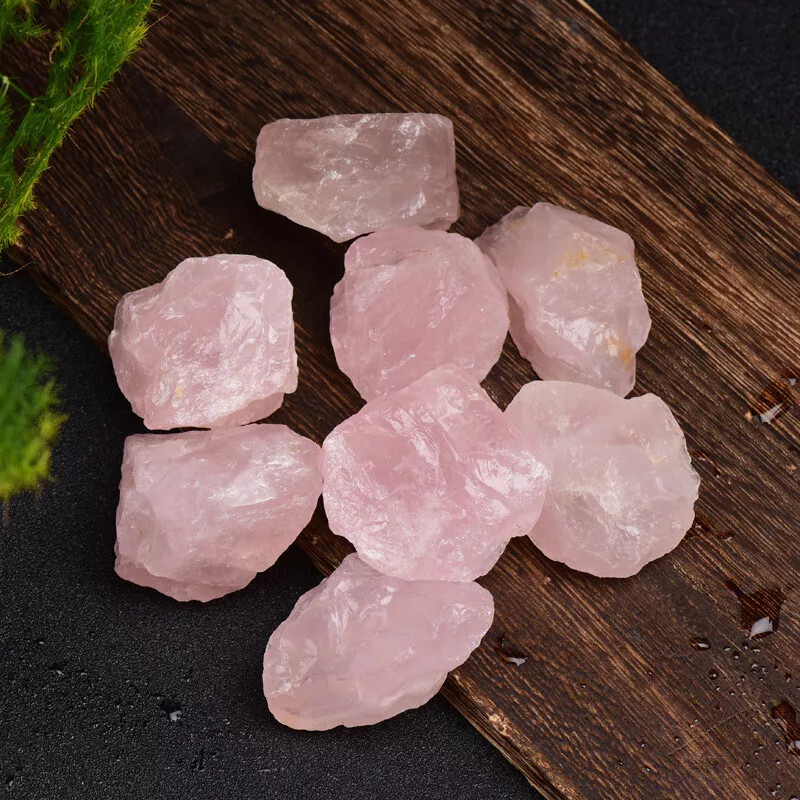 3-5cm Rose Quartz Raw Rough Stone Chunks Healing Reiki Energy Crystal Gifts 1PCS