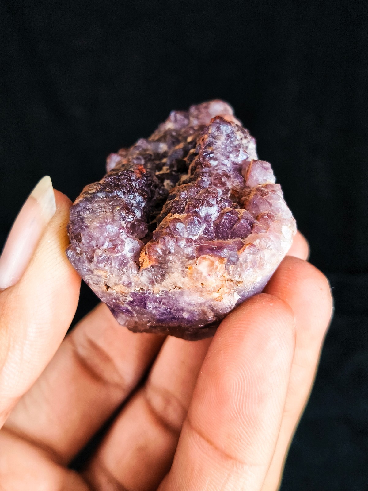 Alien Amethyst Phantom Quartz Cluster 80g Natural Mineral Specimen 6x4x2cm