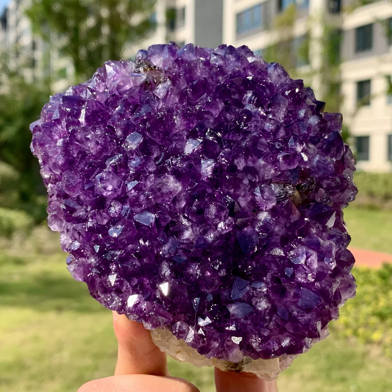 80-100g Raw Amethyst Crystal Quartz Cluster Specimens Healing Reiki Ornaments