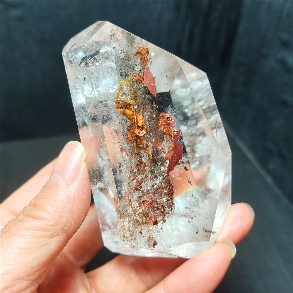 Rare Natural Garden Phantom Quartz Scenic Quartz Energy Crystal Healing CY48