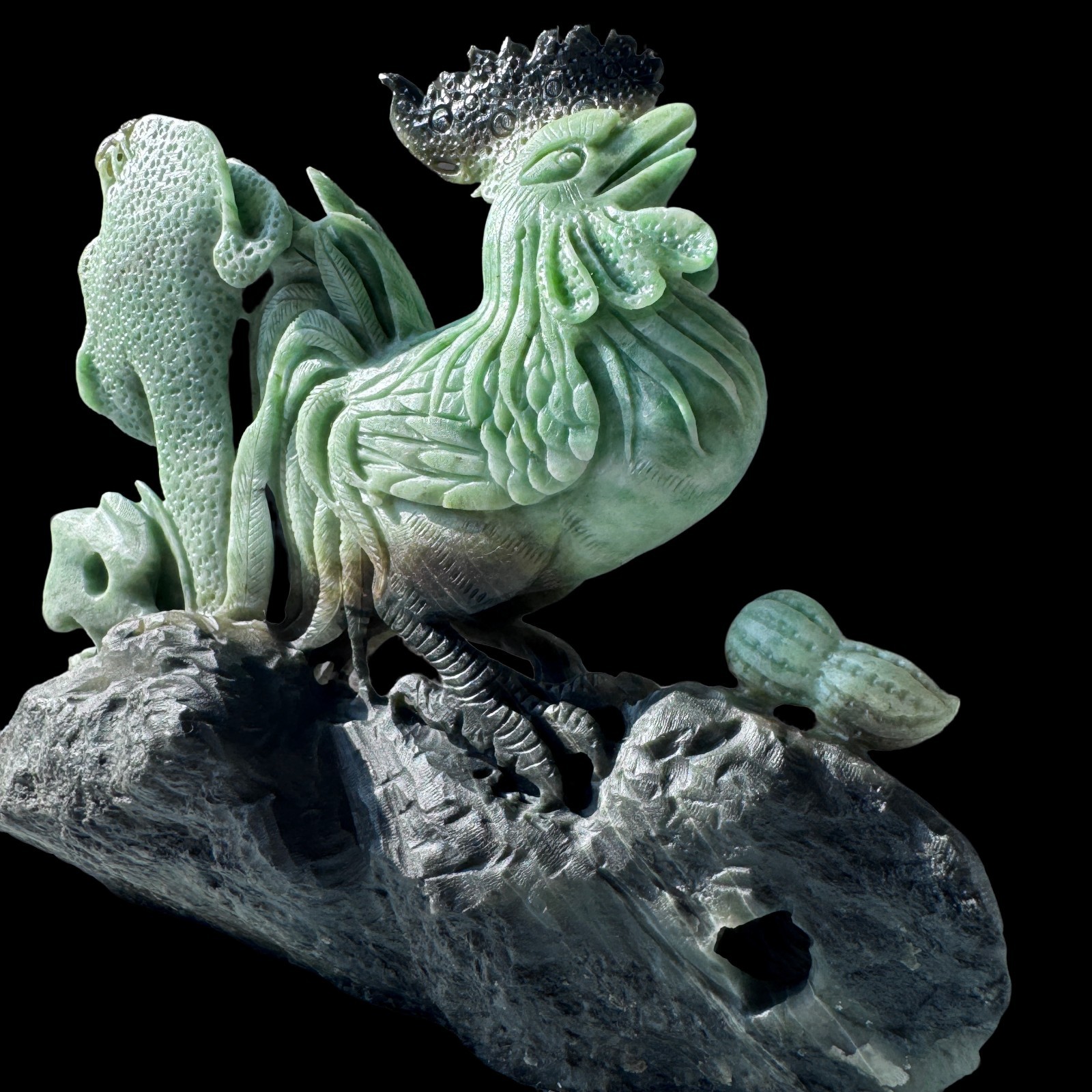 Hand Carved Agate Elephant, Symbol of Steadfast Strength in Earth‘s Layered Gift