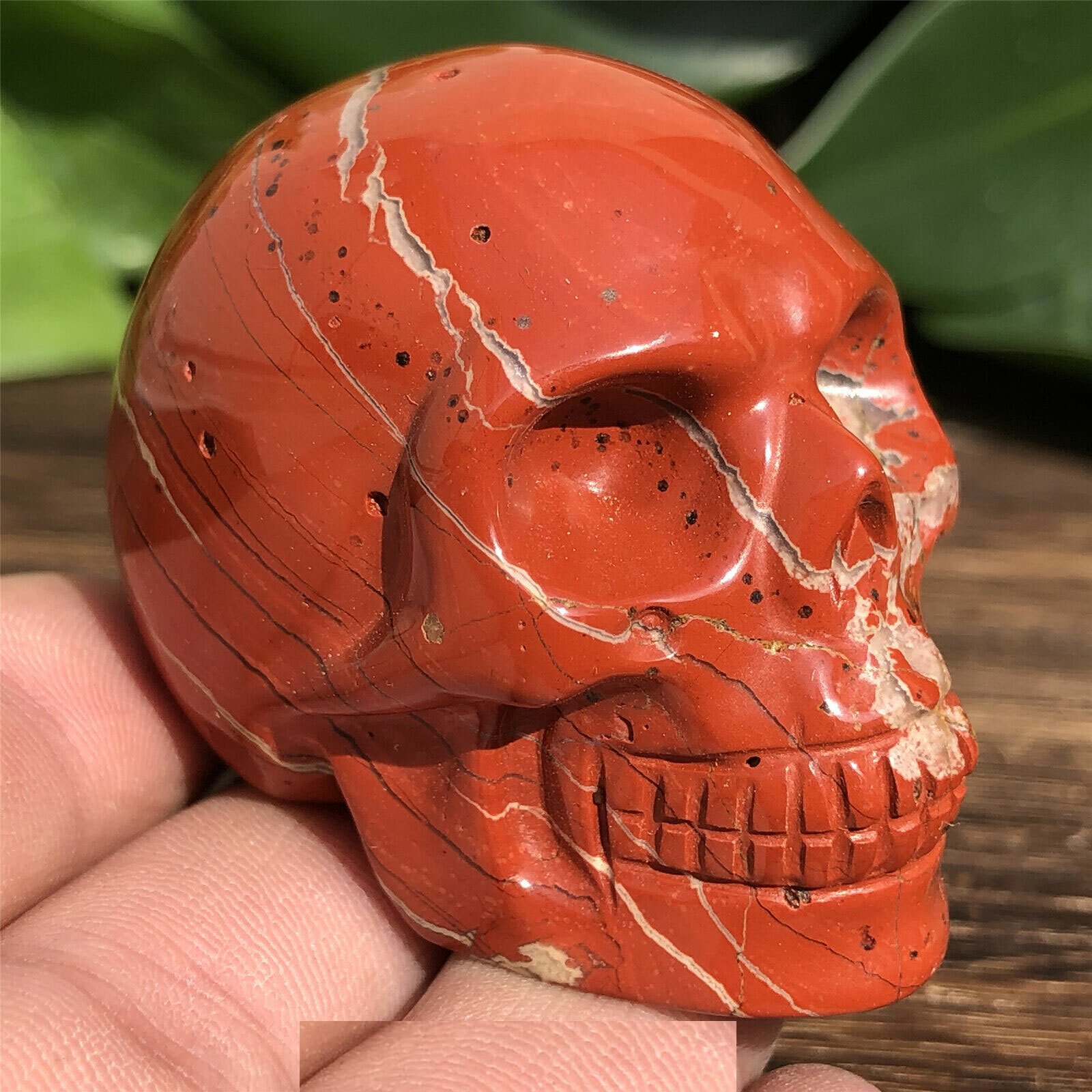 2” Natural Skull Quartz Crystal Specimen Hand-Carved Reiki Healing Stone