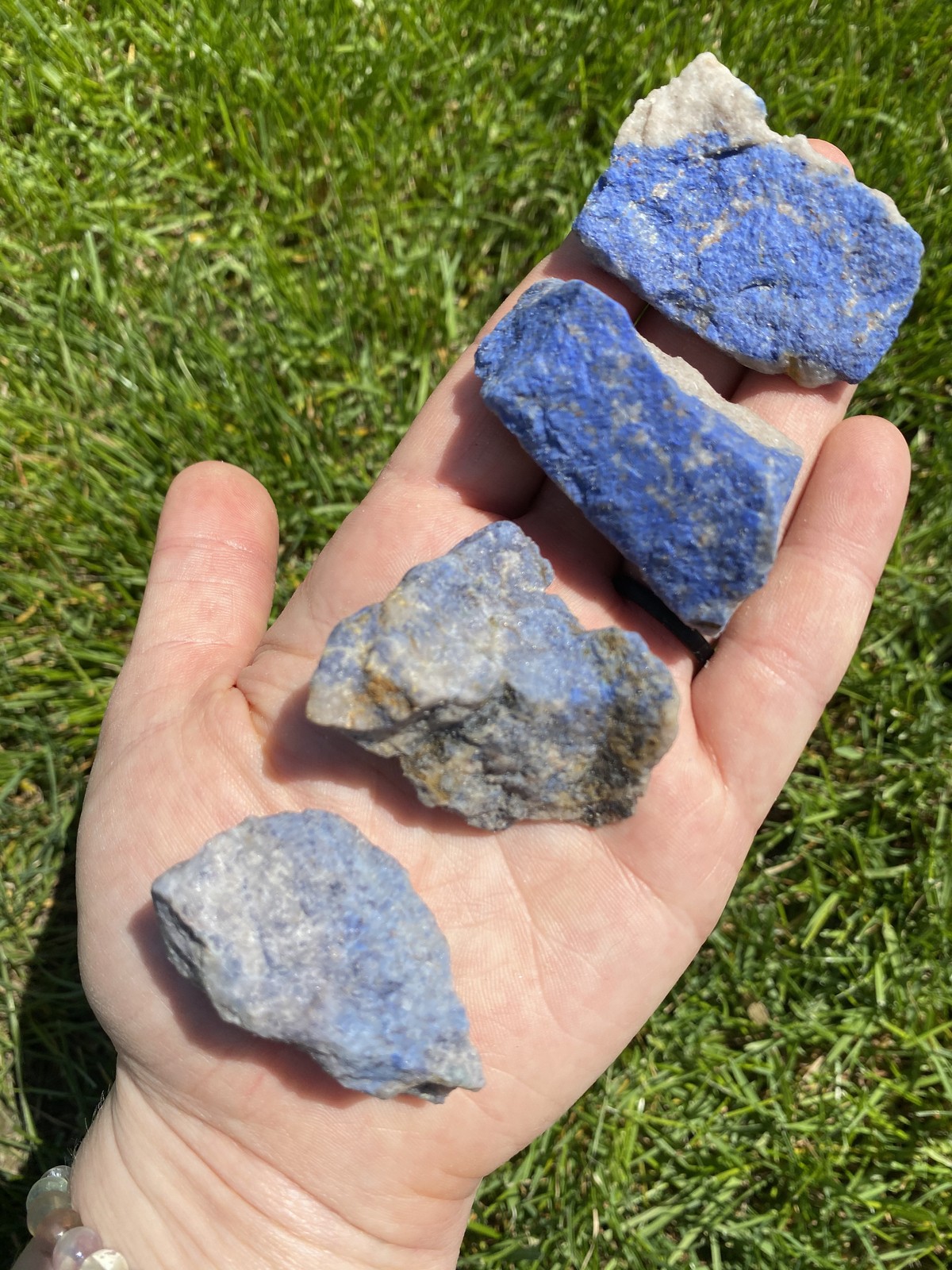 Raw Dumortierite Crystal, Natural Dumortierite from Brazil