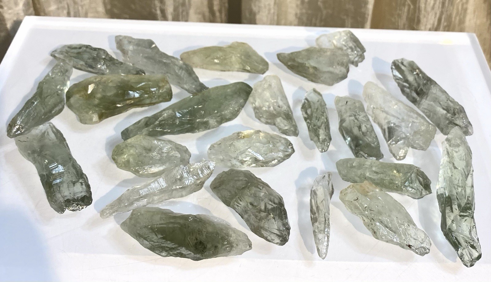 Wholesale Lot 1 Lb Natural Prasiolite Rough Crystal Healing Energy