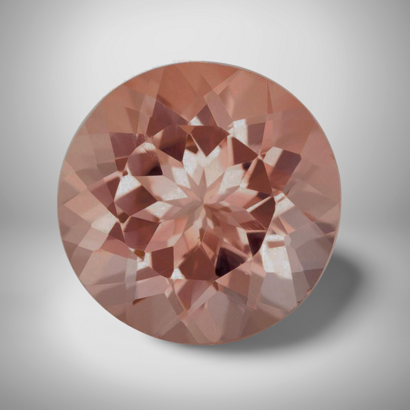 Morganite Round Cut Gemstone 1.80 Cts – 8 mm VVS Loose Gem