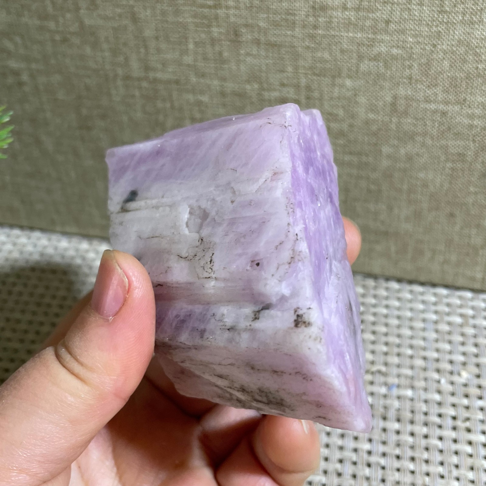 Raw Kunzite Purple Rough Healing Stone Specimens Rocks 303g g22