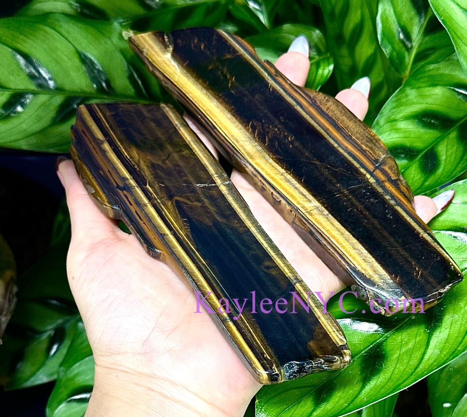Wholesale Lot 2 Lb Natural Tiger Eye Slab Crystal Healing Energy