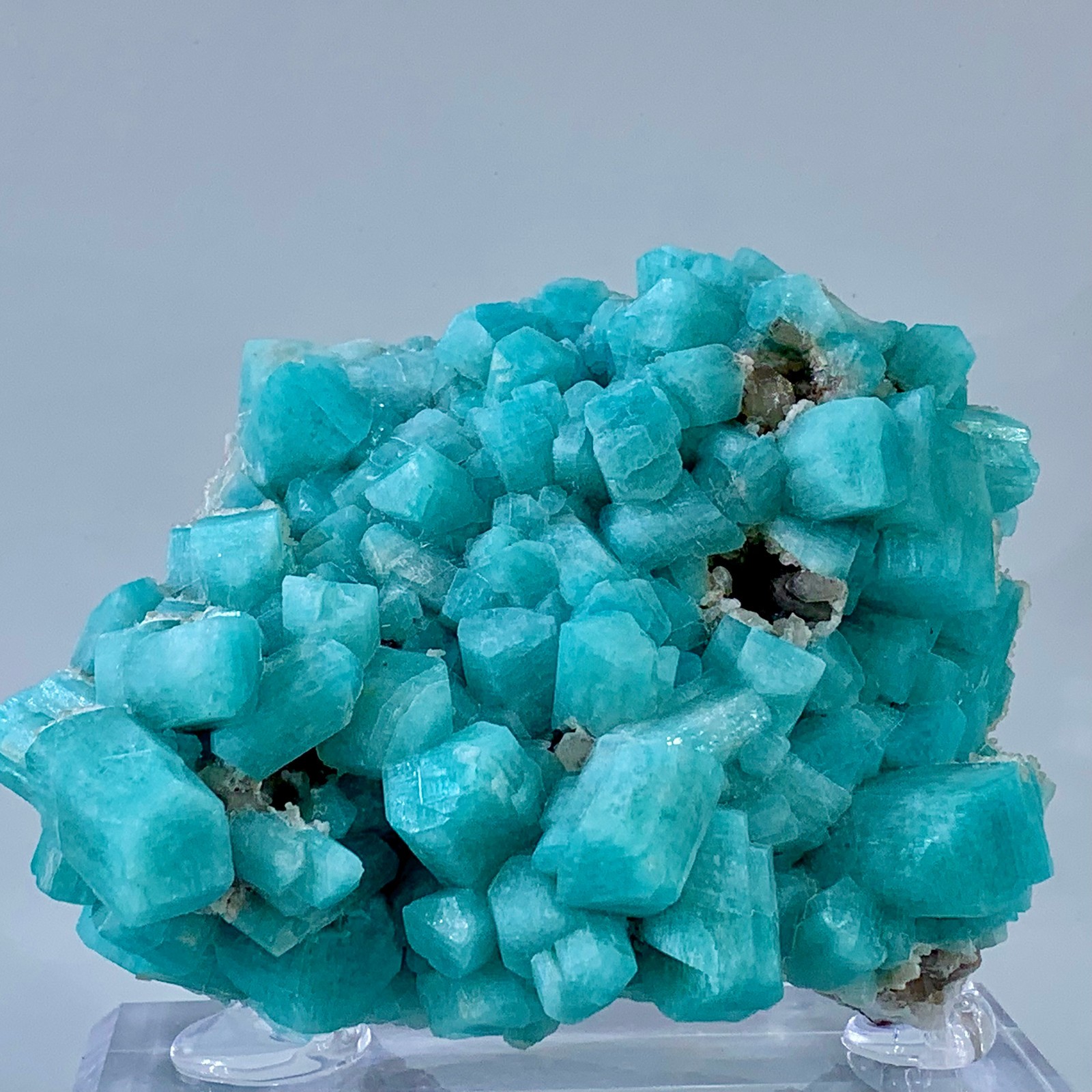 230g Rare!! Natural beautiful Amazonite with Quartz Crystal Specimen Rough