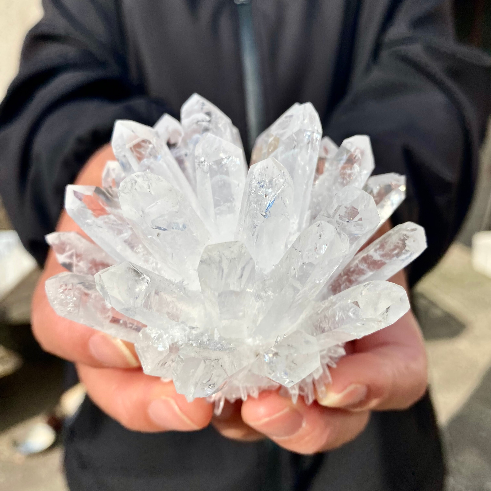 1pc A lot New Find White PhantomQuartz Crystal Cluster MineralSpecimen