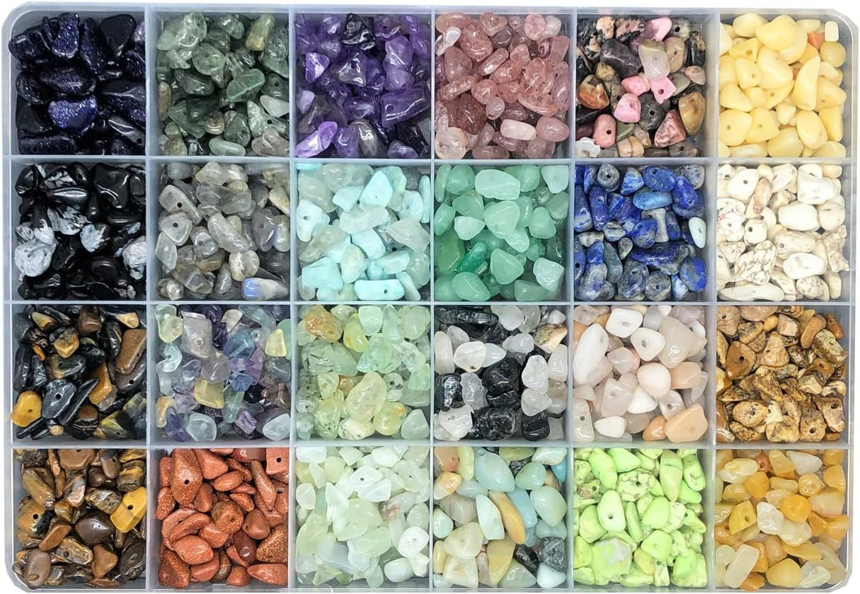 Gemstone Beads Natural Irregular Shaped Stone Chips Crystal Energy Healing Power