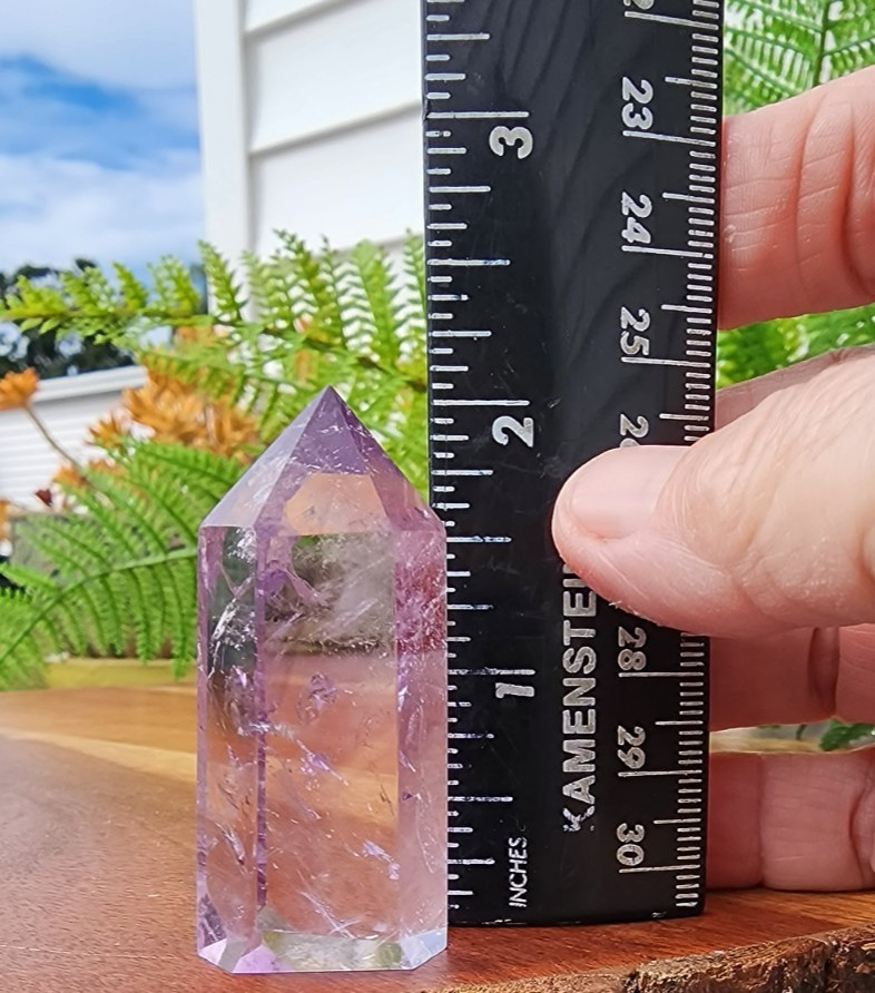 30 grams Amethyst Tower Reiki Healing Point 1-7/8″ Tall