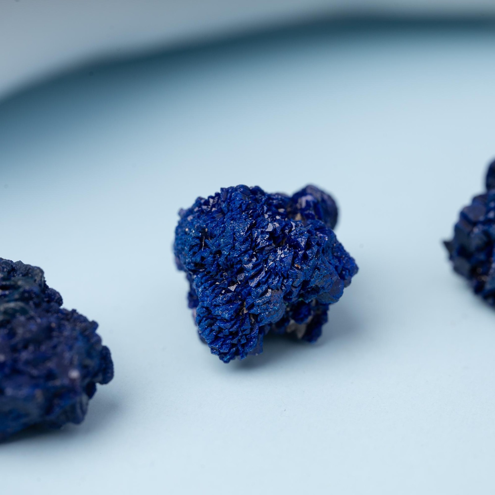 Azurite Cluster Natural Mineral Specimen Raw Crystal Collector Stone Gift Decor