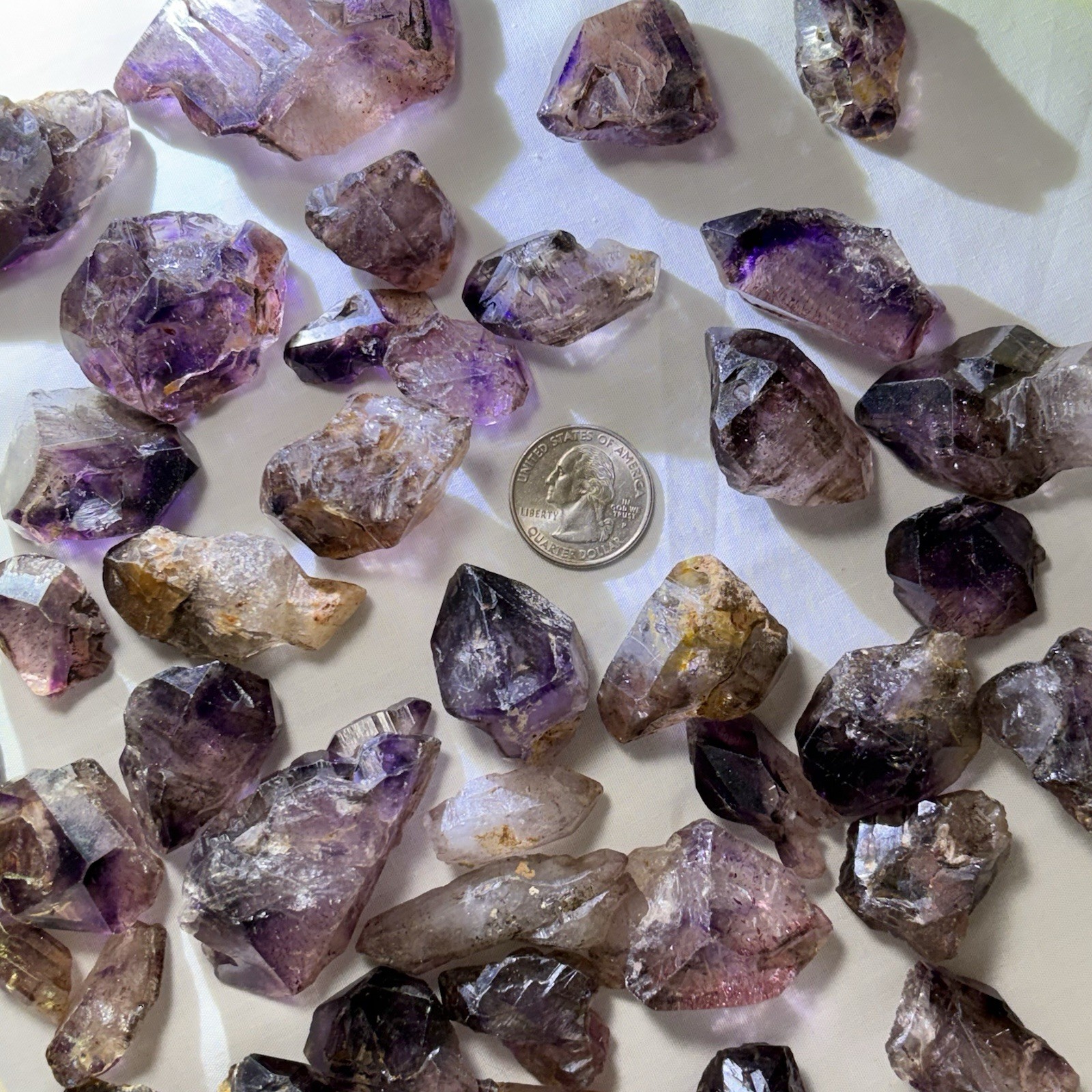 3 to 5Pcs Super Seven Quartz Melody Stone Raw Mineral Healer Master Sacred Reiki